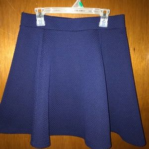 Navy blue skirt